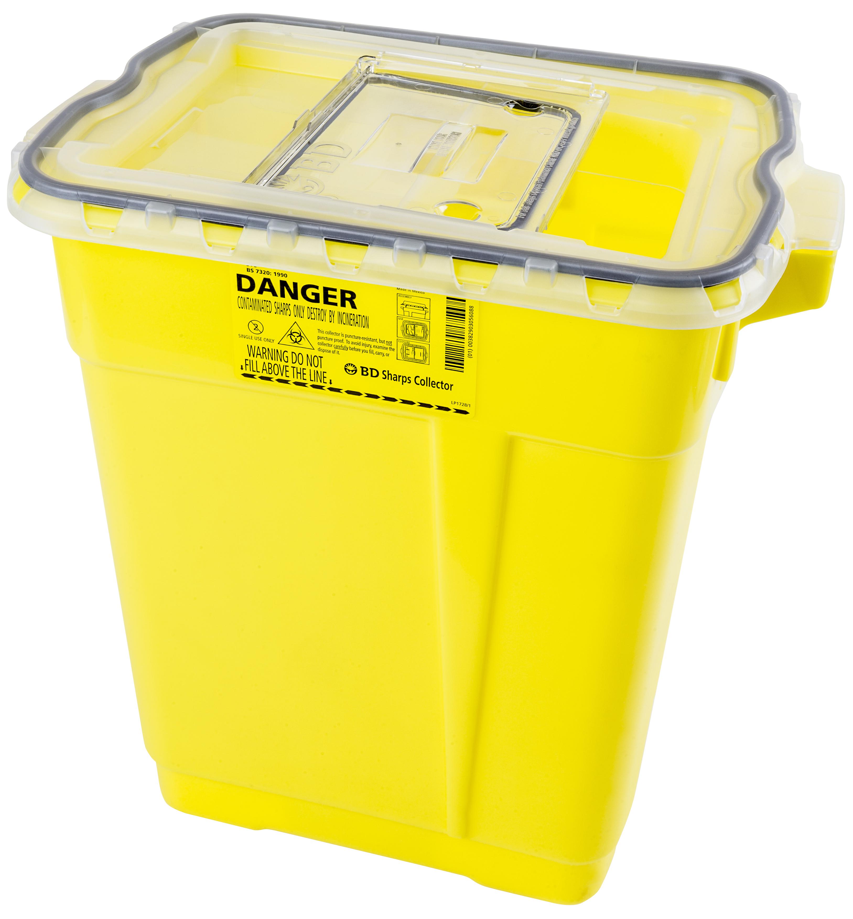 Large Capacity 34 Litre Sharps Container Interwaste   Interwaste 21 